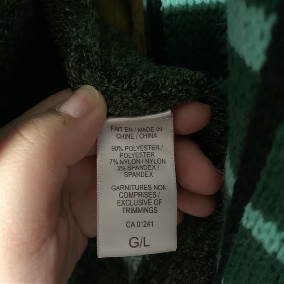 Forest Green Oversized Cardigan - Picture 4 of 4